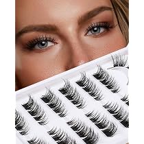 Flauschige Cluster-Wimpern 160D | 14–20 Mm, Stacheliges Design, 192 Stück, Für Dramatischen Volumen-Look