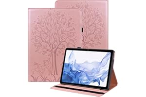 BOLELAW Hülle für Amazon Fire Max 11 Tablet (13. Generation, 2023) 11" PU Leder Folio Case mit Stifthalter, Kartenschlitz, Standfunktion Klapphülle für Amazon Fire Max 11 Tablet Hülle, Rosa