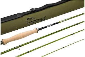 MOONLIT FLY FISHING Moonlit Lunar S-GLASS Fiberglass Fly Fishing Rod