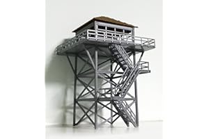 Tour d'observation de paysages ferroviaires Outland Models (gris) HO Échelle 1:87