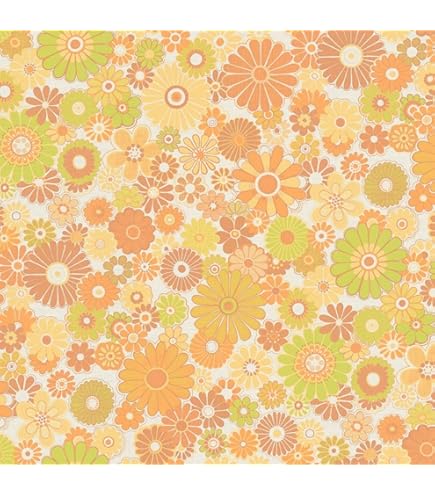 A.S. Création Retro behang jaren 70 - behang vintage grafisch beige crème roze - A.S. Création vliesbehang Retro Chic 395365-8,50 m x 0,53 m - Made in Germany