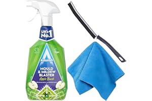 Astonish Mould And Mildew Remover Anti Mould 750ml Spray Set - Also Includes | Multifunctional Crevice Cleaning Brush | Northernscape Microfibre Cloth Assorted | Fast Mould Removal |