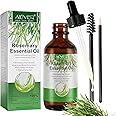 Rosemary Essential Oil for Hair & Skin Care, Improves Hair Loss, Nourishes Scalp, Promotes Eyebrow & Eyelash Growth, 60ml