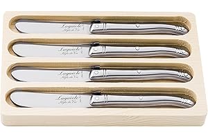 LAGUIOLE STYLE DE VIE Laguiole Estilo De Vie Línea cuchillo de mantequilla, 4 piezas,