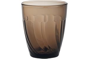 Duralex Beau Rivage 1008CR06A0111 Lot de 6 verres à eau en verre Marron 250 ml