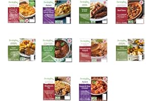 PARSLEY BOX High Protein 10 Ready Meals Microwavable Long-Life Ready Meal Deal Selection