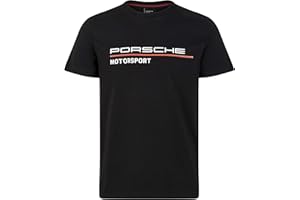 Porsche Motorsport - Camiseta negra para hombre