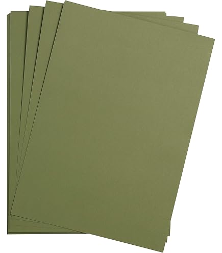 Clairefontaine 97280C Paquet Papier Maya - 25 Feuilles Papier Dessin Lisse Or - 50x70 cm 270g - Idéal pour le Dessin et les Activités Créatives