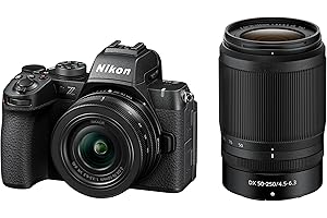 Nikon Z50II, NIKKOR Z DX 16-50+50-250, Lexar SD128GB, Fotocamera Mirrorless, CMOS 20.9MP, Processore EXPEED7, AF, Mirino Elettronico EVF, LCD 3.2', Video 4K [Nital Card: 4 Anni]