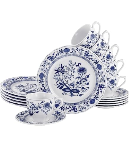 Hutschenreuther Blau Zwiebelmuster Becher mit Henkel 15505