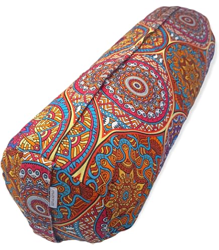 Coussin Cylindrique Yoga Et Relaxation - Support Lombaire Ergonomique, Housse Lavable, Multifonction - 3