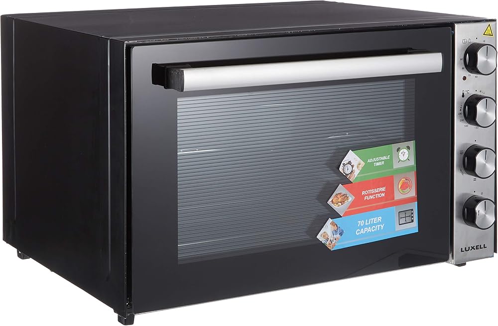 Luxell 8694740600730 Maxi Fırın, 70 L İç Hacim, 2500W, Inox