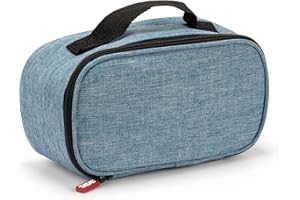 Tatay Bolsa Termica Porta Alimentos Impermeable - Urban Food Mini 1,5L | Fiambrera Hérmetica 0,5L Incluida | Triple Capa Aislante | Cuerpo Semirrígido | Bolsillo Interior | 21,5x9x12 cm, Azul Denim