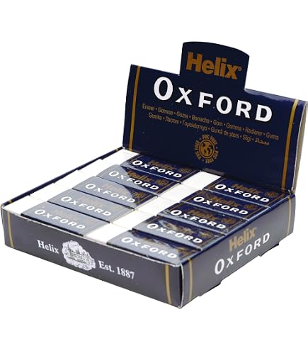 Helix Oxford HB-Bleistifte Set – 10 Stifte Mit Radiergummi & Spitzer Im Praktischen Bundle