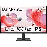LG Electronics Monitor 27MR400-B, 27 Inch, Full HD 1080p, 100Hz, 5ms GtG, IPS Panel, AMD FreeSync, Smart Energy Saving, Anti-