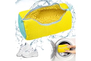 JADYON Bolsa Lavadora Zapatillas, Bolsa de Lavado de Zapatos, Bolsa de Malla Reutilizable para Lavado de Zapatos, Bolsa de Lavandería con Cremallera, bolsa lavadora Adecuado Calzado Deportivo, Calzado Tela