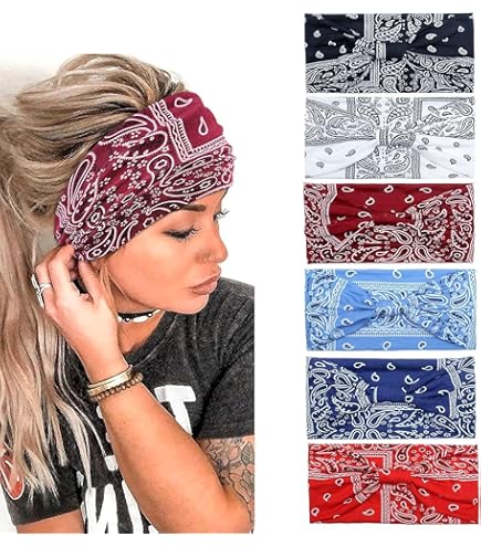 Kotkiddy 4 Fasce Per Capelli Da Donna, Antiscivolo, Alla Moda, Per Capelli Da Donna, Con Motivo Leopardato (nero E Bianco - Foto 5