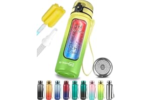 My Vesperbox Thermo Minny butelka na wodę ze stali nierdzewnej, szczelna, ze słomką lub sitkiem, 400 ml, 600 ml, wytrzymała butelka ze stali nierdzewnej dla dzieci i dorosłych, bez BPA