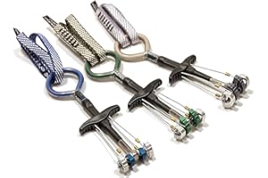 Kouba Set small Axel dual-axle camming device | trad rock climbing gear | sizes 0.25, 0.5, 1 cams | EN12276 rated mountaineering protection