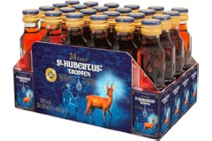 St. Hubertus Tropfen Kräuterlikör Likör (24 x 0,02 l)
