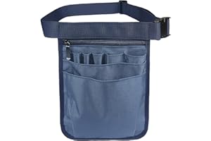 BGOBTY Marsupio da infermiera,Cintura organizer medica,Marsupio Infermiere Organizer,Cintura Multifunzionale Organizer Borsa,marsupio con cintura regolabile,marsupio multifunzionale (Blu navy)