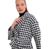 Batik A6189 Kazayağı Desenli Kaban