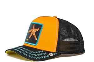 GOORIN BROS. Goorin Brothers Męska czapka farmerska, odblaskowa, regulowana, z siatką z tyłu, typu trucker, bejsbolówka, rozmiar uniwersalny