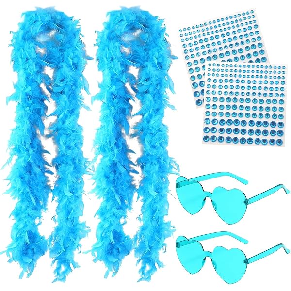 Abba-Kostüm-Set – 6-teilig Mit Pailletten-Stirnband, Sonnenbrille, Ohrringen & Disco-Schal