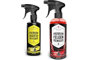 ‎· URBAN FOREST · PREMIUM PRODUCTS Auto Reiniger SPARSET | Premium Auto Felgenreiniger für lackierte Alu- und Stahlfelgen (1000ml) + Auto Insektenentferner für Windschutzscheibe & Scheinwerfer (500ml) | URBAN Forest