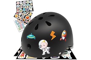 Simply Kids Casco Bici Bambino con Adesivi Fai Da Te I Certificato CPSC & CE Casco Bambino per Monopattino Skateboard Mtb Bicicletta Scooter Pattini a Rotelle Moto I Casco Bici Bambina 1 anno 2 anni