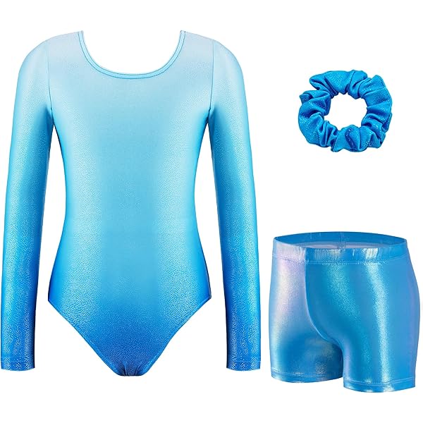 Raenseen Kids Meisjes Stuks Gymnastiekkleding Lange Mouwen Mock Nek Raenseen Kids Meisjes Stuks Gymnastiekkleding Lange Mouwen Mock Nek