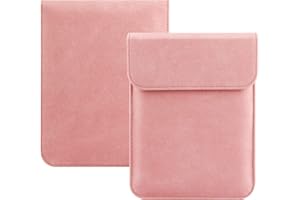 HoYiXi Universal Funda Protectora para 7 Pulgada Kindle Paperwhite 2024 Compatible 6“-6.8" Kobo/Pocketbook/Tolino/Paperwhite Signature Edition 2021 Funda Sleeve para E-Book-Reader, Rosa