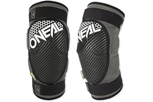 O'NEAL | Protège-genoux et tibias | MTB BMX Mountainbike DH FR | Protecteur IPX®-, Certifié selon la norme EN 1621-1, Sangles Velcro® | Protège-genoux DROP | Adulte | Gris Blanc