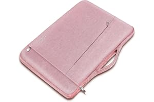 Ferkurn Laptop Case Sleeve 14 Inch Compatible with 14" MacBook Pro M4/M3/M2/M1, HP Pavilion 14 Chromebook 14A EliteBook X360 Probook, ASUS Vivobook,Lenovo Ideapad,Acer, Slim Computer Laptop Bag, Pink