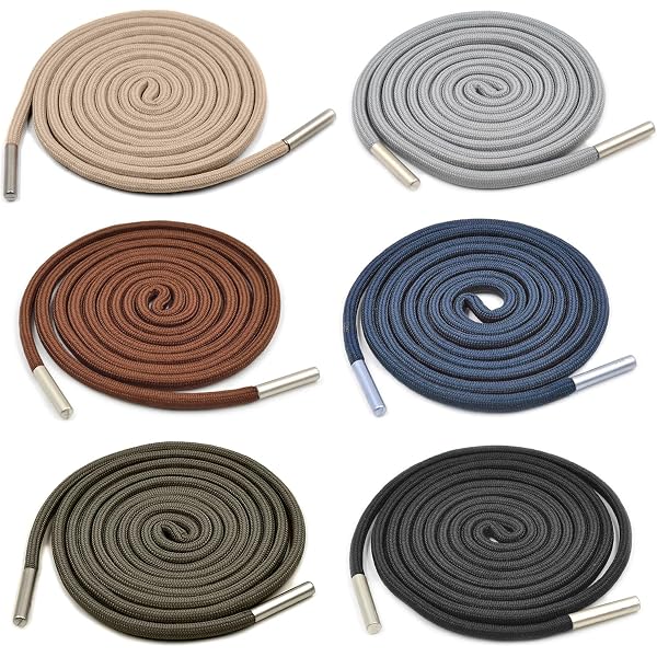 4 Cordons De Rechange Pour Jogging - 200cm, Polyester - 6mm - 4 Couleurs