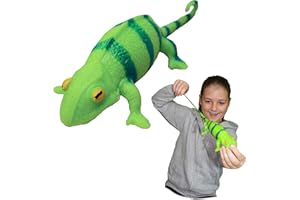 Rep Pals - Kameleon, rozciągliwa zabawka Deluxe Base. Super elastyczne repliki zwierząt, które w dotyku są prawdziwe, idealne dla dzieci