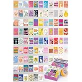 GUGUK Motivational Quotes Themed 90 Piece Wall Poster Set with Special Design Box, Room Decoration (GGK-K009)