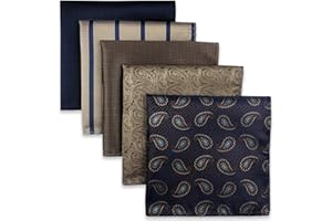S&W SHLAX&WING Shlax&Wing 5 Stück sortierte Taschentücher für Herren quadratisch Gr. Einheitsgröße