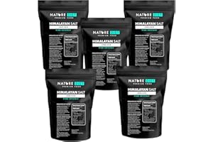 ‎NATURE DIET Nature Diet - Himalayasalz aus Pakistan 5 x 1000 g | Rosa Salz | Feinkorn | Aus dem Himalaya