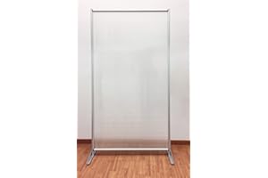 VENDOOH! PARETE DIVISORIA IN POLICARBONATO TRASPARENTE UFFICIO STUDIO NEGOZIO WHL800/ST