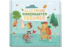 ‎HÄFFT Häfft® Lernfreunde Freundebuch Kindergarten "Waldfreunde" Alle meine Kindergartenfreunde: Freundealbum zum Malen, Ankreuzen, Ausfüllen - nachhaltig & klimafreundlich