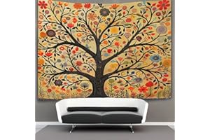 kaiyun Albero Tappeto,arazzo Da Parete,Tappeto Da Parete,tappezzeria Con Stampa in Alta Definizione (Astratto),180cmx230cm