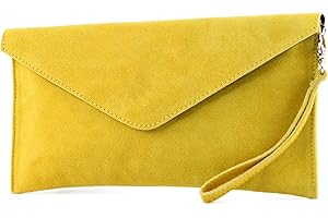 MODAMODA DE - MADE IN ITALY Modamoda de, T106 – Borsa in pelle, clutch da sera, produzione italiana