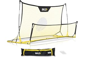 Sklz Uniseks Quickster Soccer Trainer 2312 Siatka do Bramki, Żółty/Czarny, 20 x 18 x 5 cm