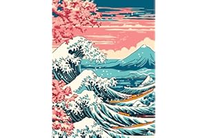 AIRDEA Bateaux à Grandes Vagues Peinture par Numéros Adultes débutants, Acrylique Peinture Numero Adulte sur Toile, Kit de Peinture à l'huile sur Toile Bricolage avec pinceaux 30X40CM