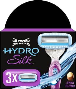 Pack Rasoir Wilkinson Hydro Silk + 1 Recharge - Pour Femme, 5 Lames, Neuf