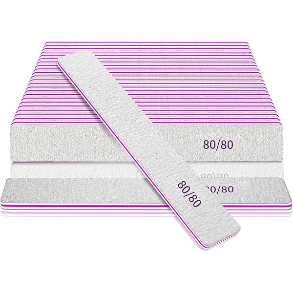 PROFICO Nagelfeilen-Set 100/180 – 25 Stück, Für Gelnägel & Naturnägel | Maniküre & Pediküre