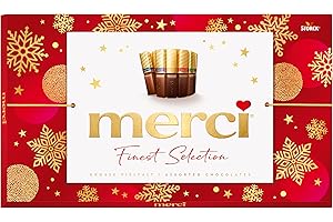 Merci Finest Milk & Dark Chocolate Variety Pack, Premium Selection, Gluten-Free, (Packaging may vary) 400 g (Pack of 1)
