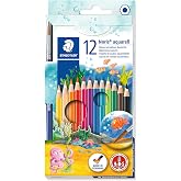 Staedtler 144 10Nc12 Noris Clup Aquarell 12'li Kuruboya Fır&ccedil;a Hediyeli