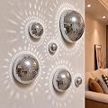 6 Pièces Boule Disco Decoration, 2X Chaque Taille 6/8/10 cm, Argentée | Boule a Facette, Demi Boules Disco, pour Fêtes Rétro Disco, Décoration de Chambre et Anniversaires